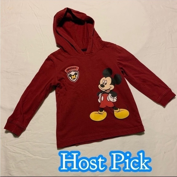 ✅HOST Pick✅ Disney Baby Hooded Shirt, Size 24M - Picture 1 of 6